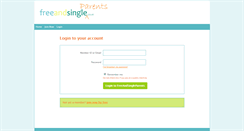 Desktop Screenshot of dating.freeandsingleparents.co.uk